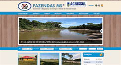 Desktop Screenshot of fazendasms.com.br