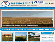 Tablet Screenshot of fazendasms.com.br